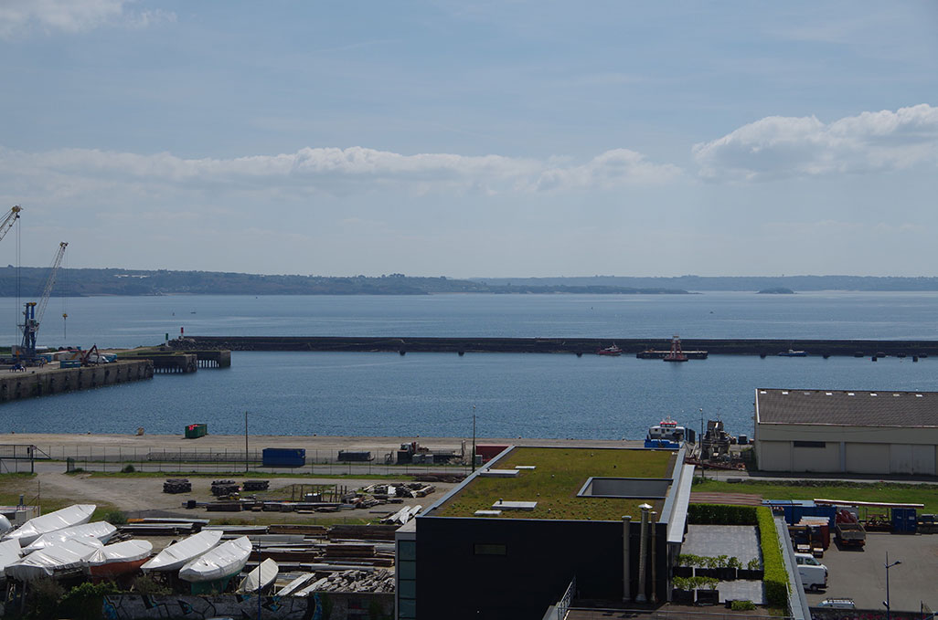 Photo Jardins vue de la Falaise - Iroise Promotion Brest Finistère